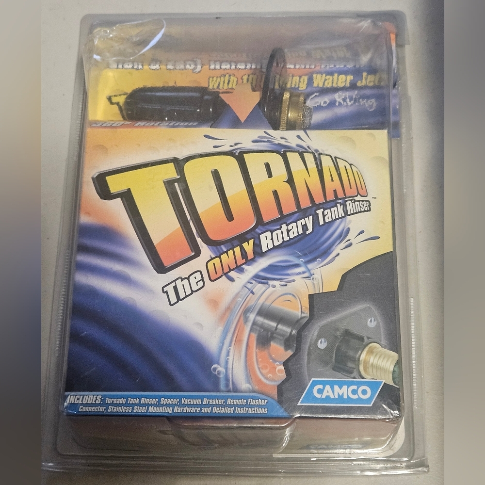 Tornado Rotary Holding Tank Rinser Kit BY Camco 40126 RV Camper Trailer